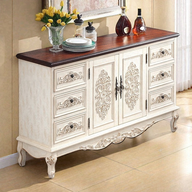 Abreana, Walnut/Vintage White