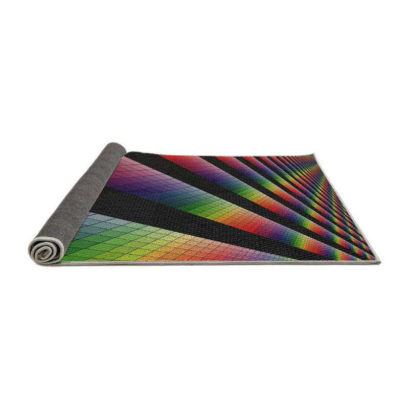 Tapis décoratif à motif géométrique Radstock, Rectangle 5 pi x 8 pi