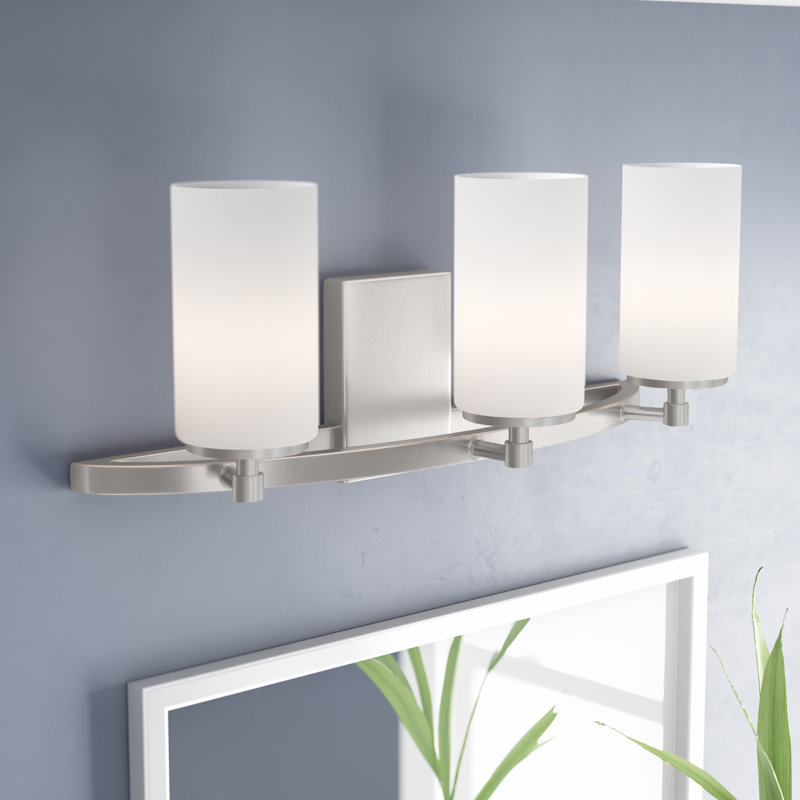 Alturas Three Light Wall / Bath from Generation Lighting , Brushed Nickel, No