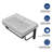 19.88"X14.25" Wall-Mounted Rectangular Ceramic Bathroom Sink With Black Towel Bar & Overflow