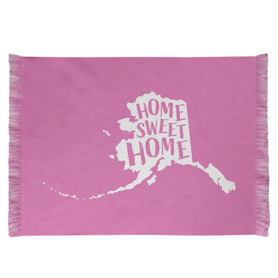 Tapis à aire rose alaska
