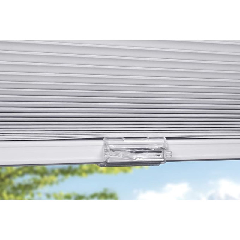 Blackout White Cordless Cellular Window Shade 33.5" x 72"