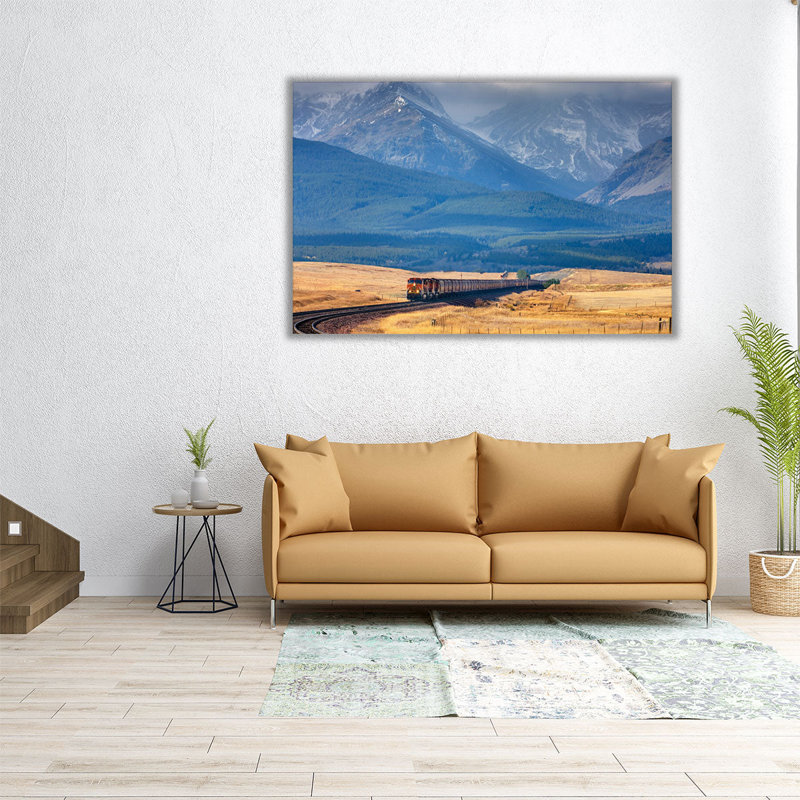 Train II - reproduction d'art sur toile, H 20 po x l 30 po