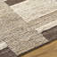 Folklore Hand Knotted Wool Striped Area Rug in Beige-1115141591