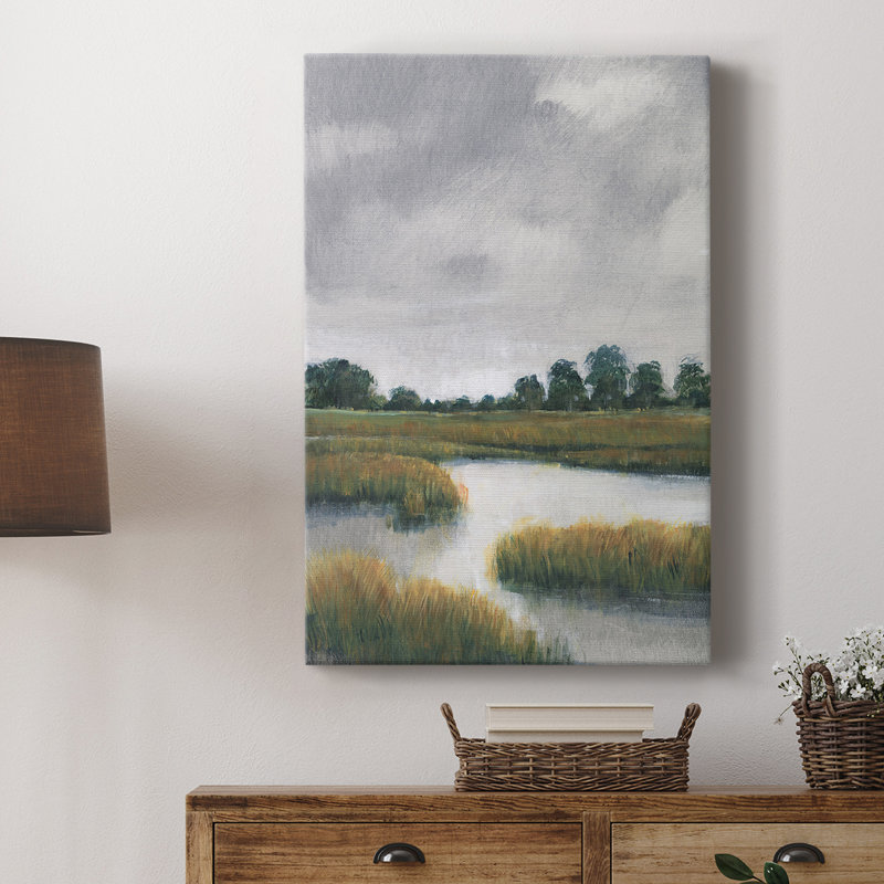 Salt Marshes II - galerie sur mesure Cavas, H 27 po x l 18 po