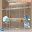 Porte de douche sans cadre avec système de fermeture avancé l 57 à 60 po x H 78 po Gargy-98222884-132723951
