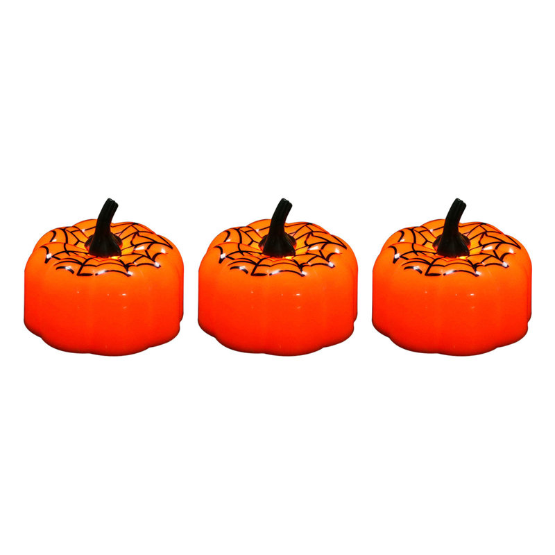 Halloween Fall Pumpkins For Tiered Tray Decoration Battery Powered LED Lighted Mini--lantern Centerpieces For Party Decorations