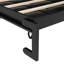 Lit escamotable double avec armoires de rangement