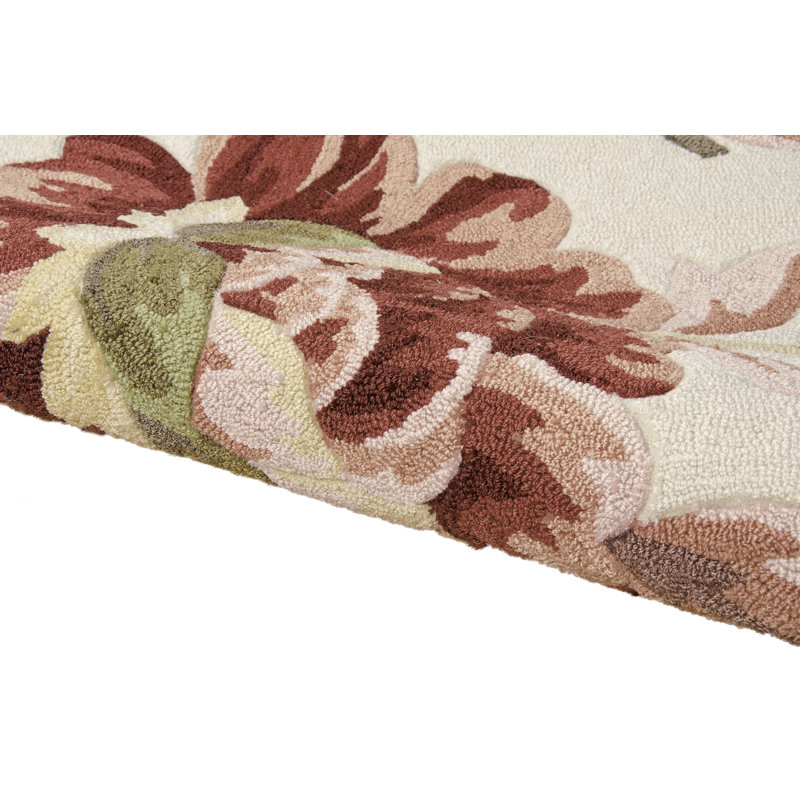 Decker Floral Hand Woven Area Rug, Runner 69 x 244cm
