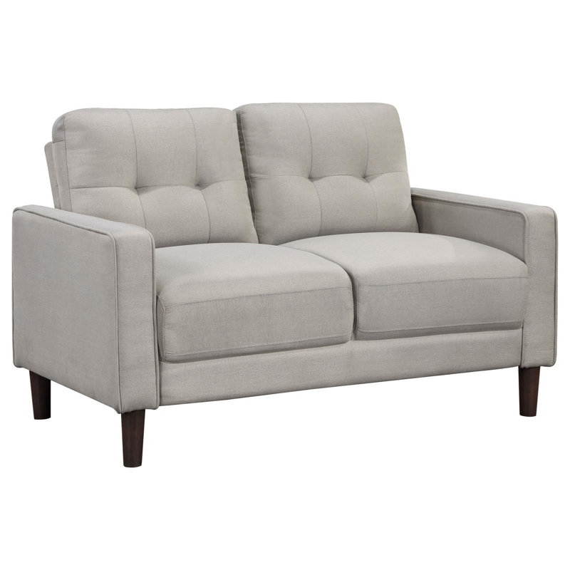 Filancia Upholstered 54.25 " Sofa, Beige Fabric