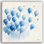 «Blue Balloon Celebration», reproduction d'art sur toile abstraite