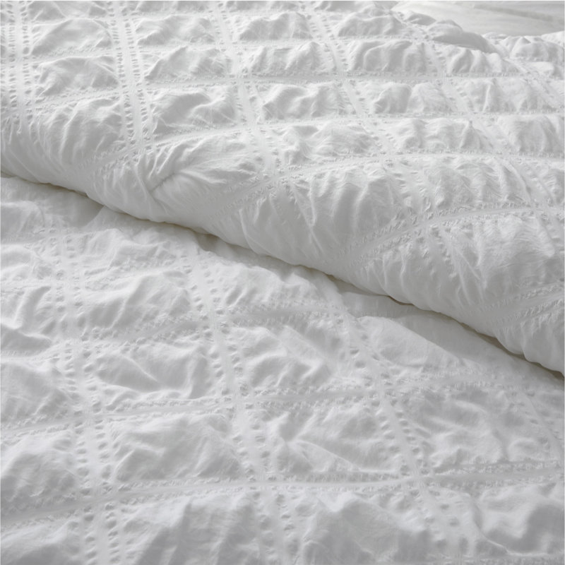 Ensemble d'édredon en microfibre , Blanc, Édredon grand + 2 taies d'oreiller standard