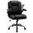 Faux Leather Executive Office Chair Computer Chair With Padded Armrests