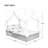Outdoor Patio Wicker Sunbed Daybed with Cushions, Adjustable Seats
