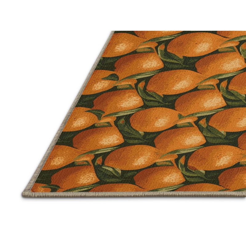  Tapis lavable fruits Clémentine, Tapis de couloir 2 pi x 4 pi