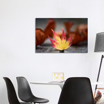 Featured Maple Leaf - Wrapped Canvas Print