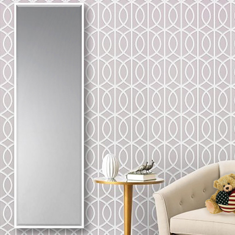 Ashaiya Metal Flat Wall Mirror, 60.44" H x 26.44" W