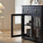 Elegant Small Buffet Cabinet with LED Lights - Space-Saving Small Sideboard with Adjustable Shelf, Glass Doors & Drawer - Modern Kitchen Storage for Coffee, Cups & Essentials-1616499534