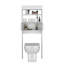 Au-dessus de l'armoire de toilette Jozz, blanc