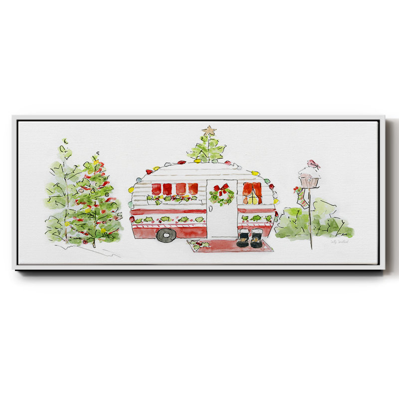 Holiday Camper II- Framed Canvas