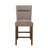 Brown Bar Table-Stool and Bench Set