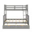 Lit superposé simple / double avec échelles et compartiments de rangement-1774490504
