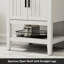 Ensemble de meuble-lavabo simple 24 po avec lavabo vasque, robinet et drain Sharee, assemblage requis-1062392134