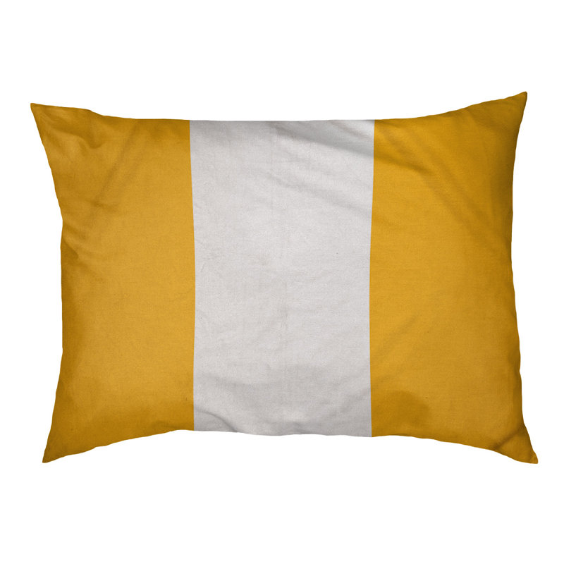 Coussin de lit pour chien Cincinnati, Très grand (l 50 po x P 40 po x H 7 po), Gold/White