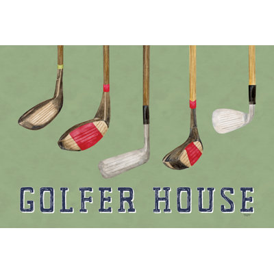 Leileen " Golf Days II - Golfer House " by Tara Reed