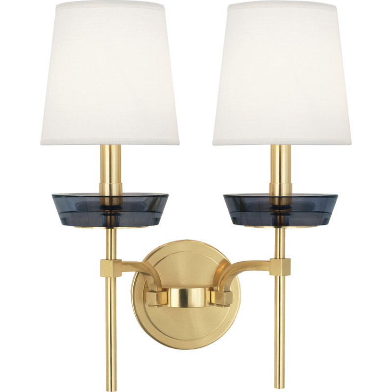 Cristallo 2 - Light Armed Sconce, Modern Brass
