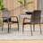 Outdoor Wicker Chairs, 54020 KD MP2, 2 Chairs/Set