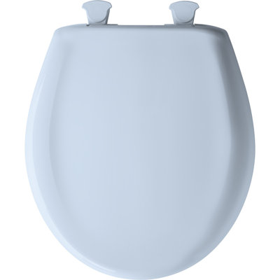 Siège de toilette rond en plastique