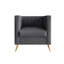 Cramlington Velvet Square Arm Chair-99419305