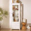 Vitrine rembourrée avec plafonnier réglable à DEL