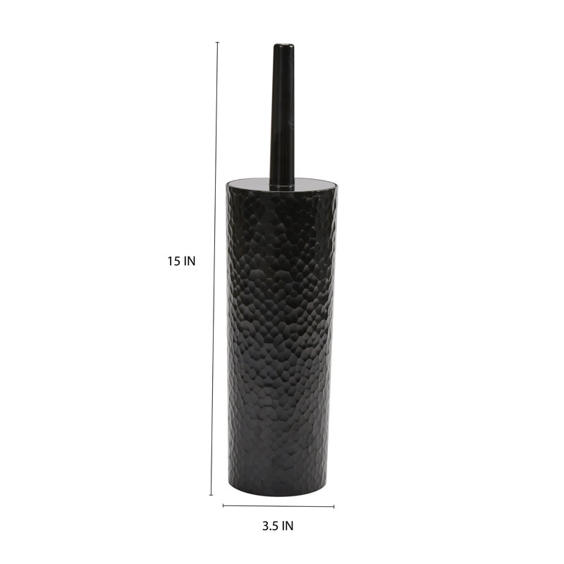 Brosse de toilette Bath Bliss, Noir mat