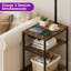 193cm Powder Coated Tray Table Floor Lamp-583664326