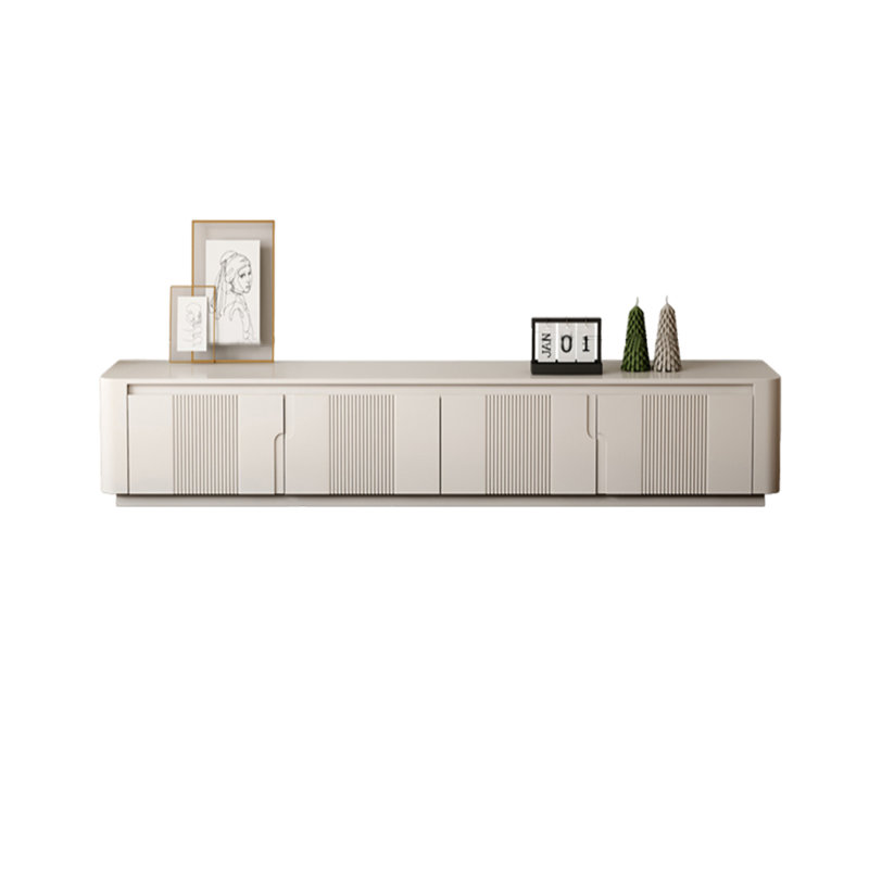 Modern Solid Wood TV Stand, 13.78"H x 70.86"L x 15.75"W