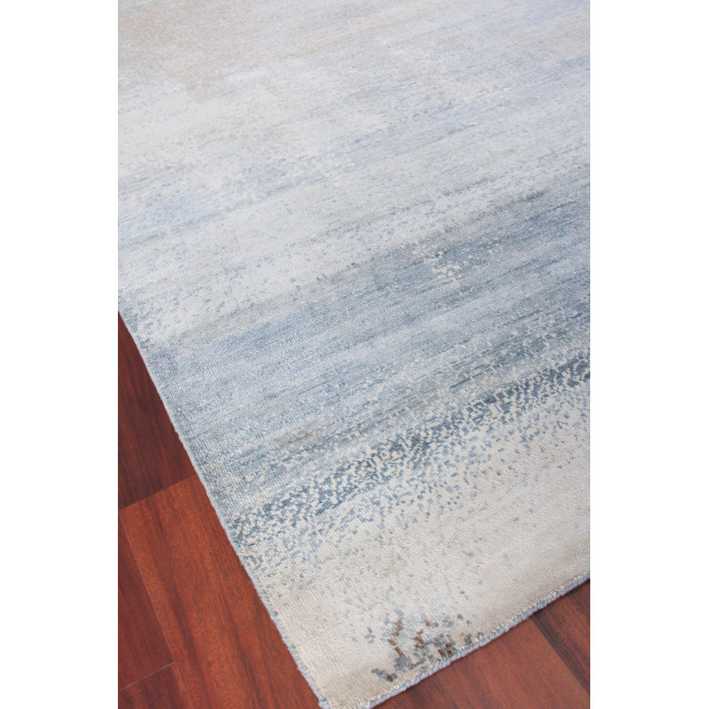 Hand Knotted Silk Area Rug, Rectangle 12' x 15'