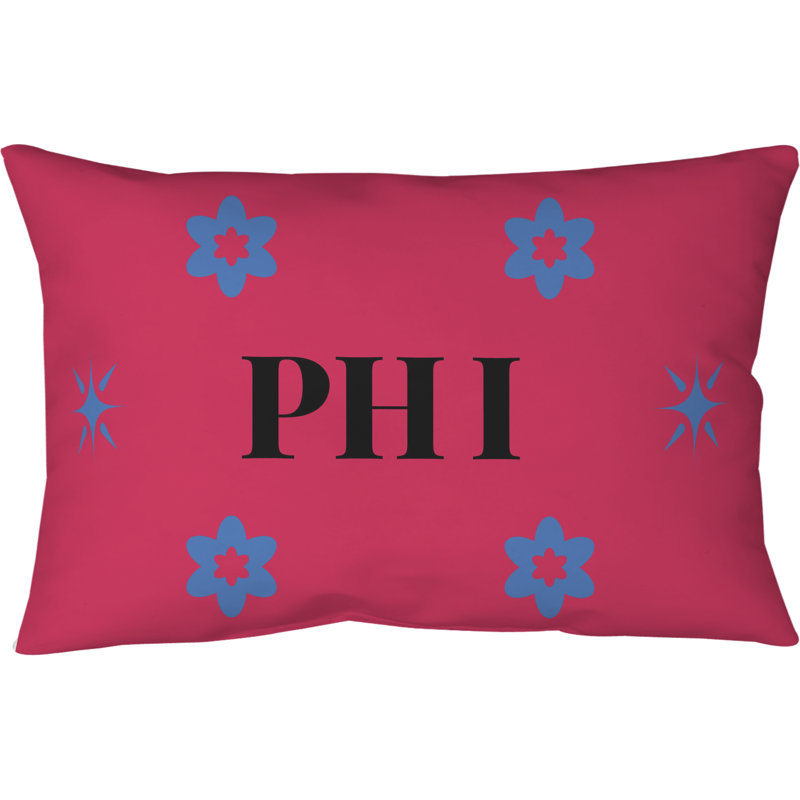 Oreiller soufflé et fermé en polyester filé Philadelphia Basketball, Rouge / bleu / noir, Rectangulaire H 14 po x l 10 po