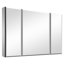 Armoire de salle de bain murale en aluminium Gyanni