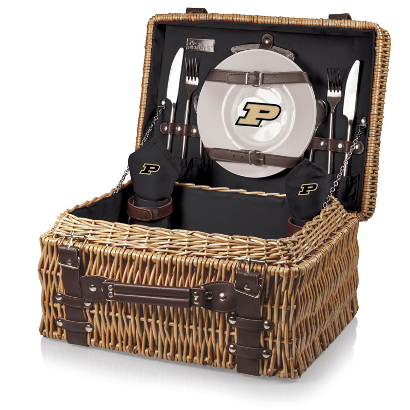 Panier de pique-nique champion NCAA, Noir, Boilermakers de l'Université Purdue