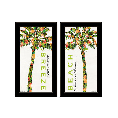 Bayou Breeze «Beach & Summer Breeze - Take Me There», art mural encadré pour le salon, reproduction d'art mural pour la décoration intérieure, art mural de chambre à coucher par Cindy Jacobs