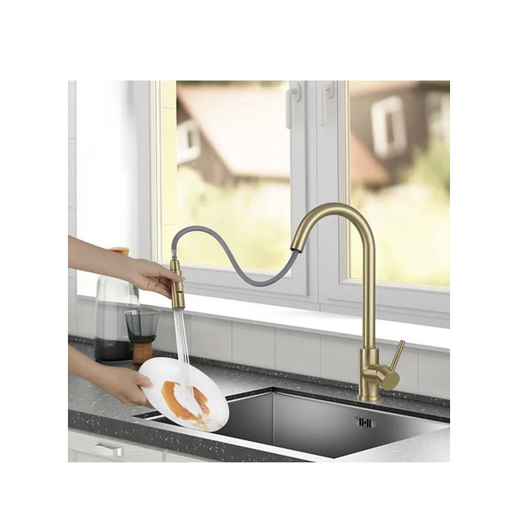 Balight Pull Down Touch Kitchen Faucet - Wayfair Canada