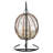 U_Style Single Person Folding Egg Chair With Stand, Hanging Egg Chair Indoor Outdoor, Wicker Hammock Swing Chair With Adjustable Anti-Slip Feet,Suitable For Balcony, Bedroom,Garden-1581696432-1581696434