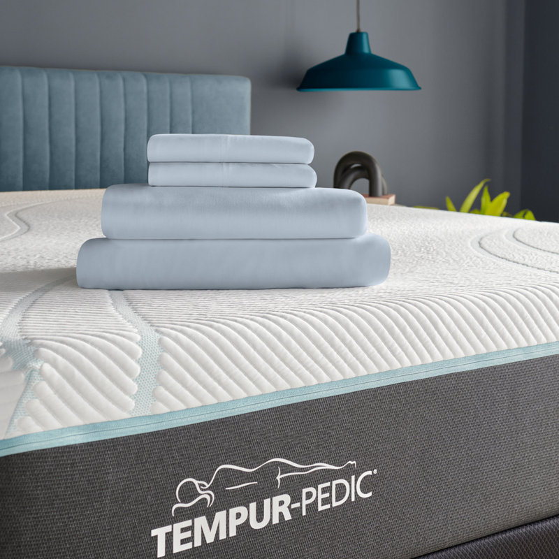 Tempur-ProPerformance Sheet Set, Full/Double Sheet Set /1 Fitted Sheet/2 Pillowcase, Sleepy Blue