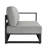 Modway Tahoe Outdoor Patio Powder-Coated Aluminum Modular Left-Facing Loveseat-95616609-95616608