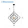 30" DIY Modern Metal Frame Chandelier with Adjustable Shades, 4- Light and Adjustable Hanging Chain