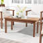 Table de patio en bois brun foncé-1230664086