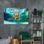 «Diving Golden Retriever» sur toile-121647051