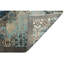 Hand Knotted Damask Area Rug in Blue/Gray/Black-424819122